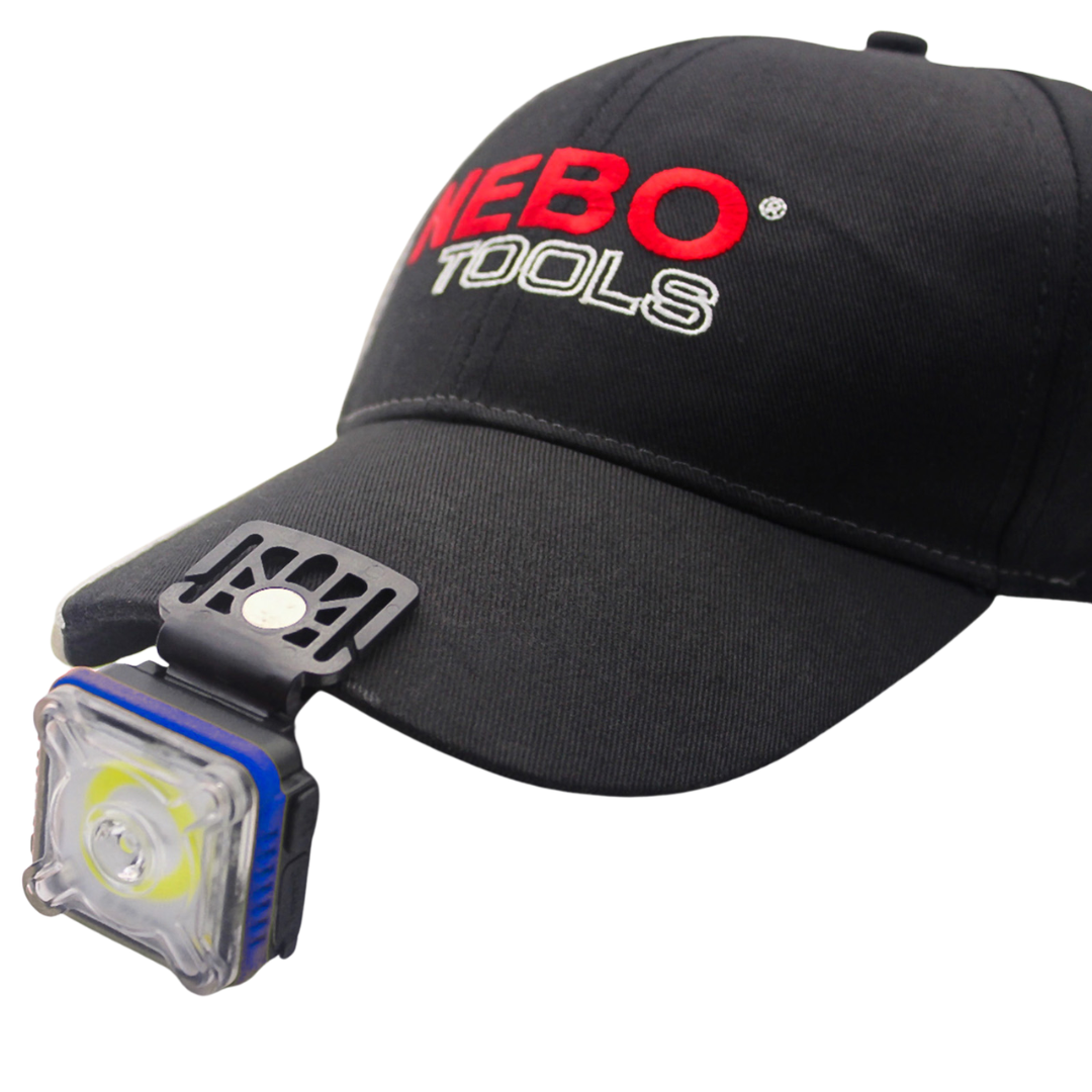 XCell LED-Kopfleuchte H295 - Befestigung an Kappe